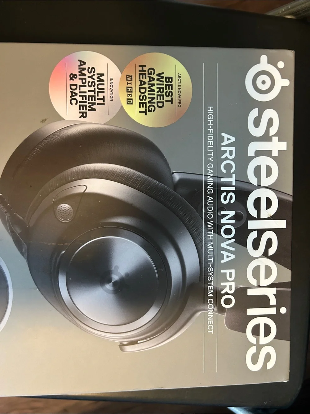 SteelSeries Arctis Nova Pro Gaming Headset Accents as is just head set.